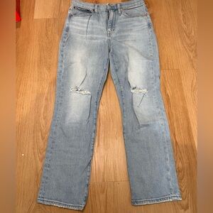 Madewell High Rise Slim Crop Boyfriend Jean sz 26